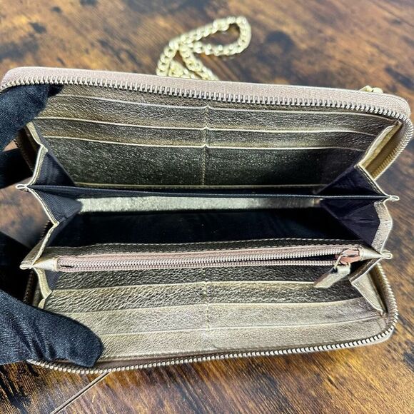 Yves Saint Laurent YSL Y-Mail Long Zippy Wallet Crossbody Converted - Picture 8 of 16